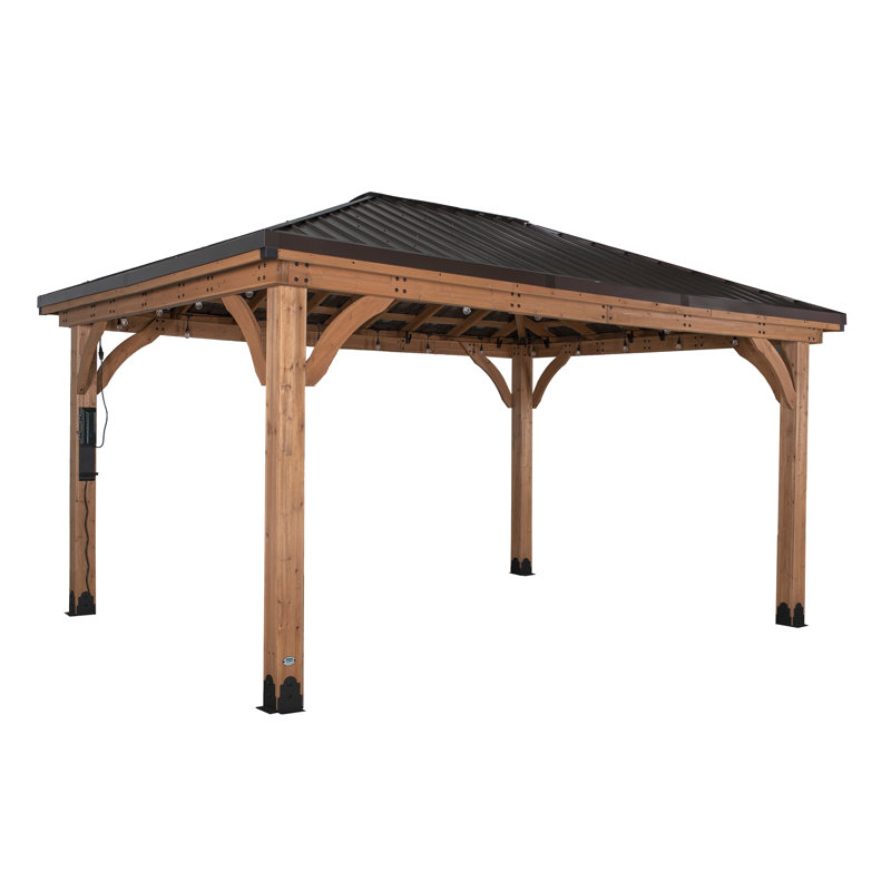 Backyard Discovery 16' x 12' Barrington Gazebo & Reviews Wayfair